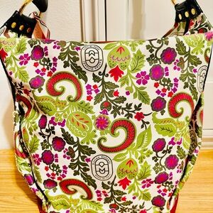 NEW MARINO ORLANDI LARGE LEATHER MULTICOLORED LADIES HANDBAG